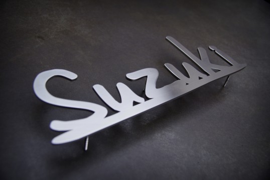 ステンレス切り文字表札