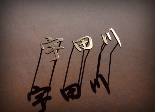 真鍮切り文字表札