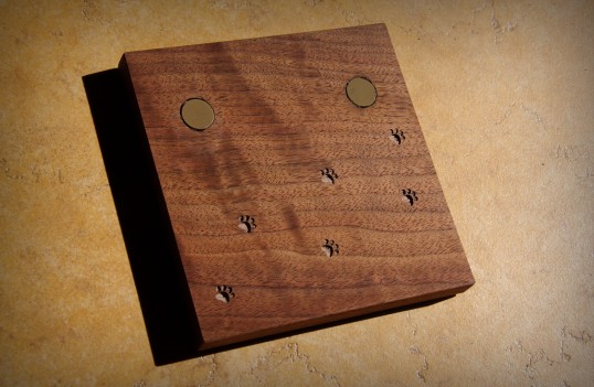 木の表札　マンション用