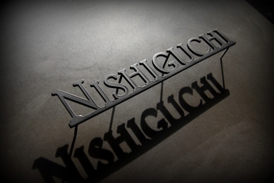 ステンレス切り文字表札