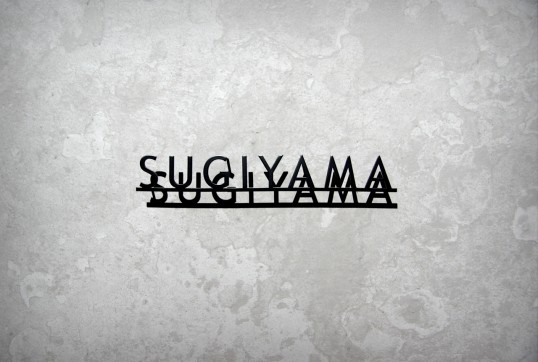 ステンレス切り文字表札