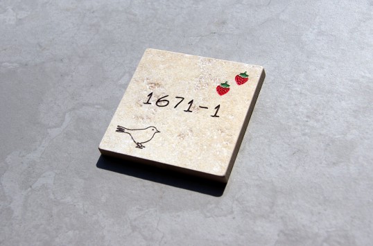 アンティークタイル表札