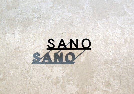 ステンレス切り文字表札