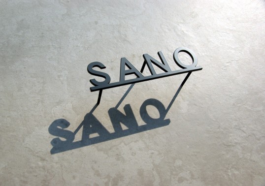 ステンレス切り文字表札