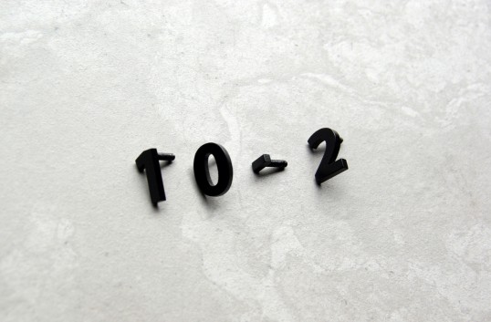 ステンレス切り文字表札