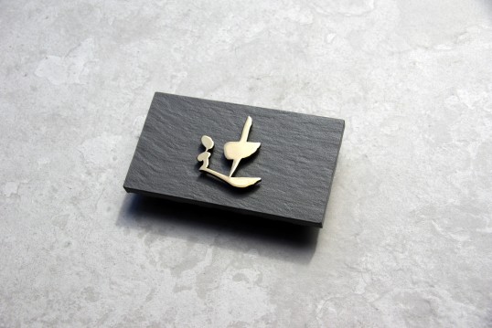 ブラックタイル表札