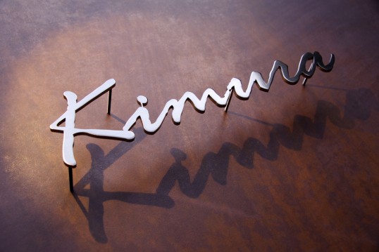 ステンレス切り文字表札