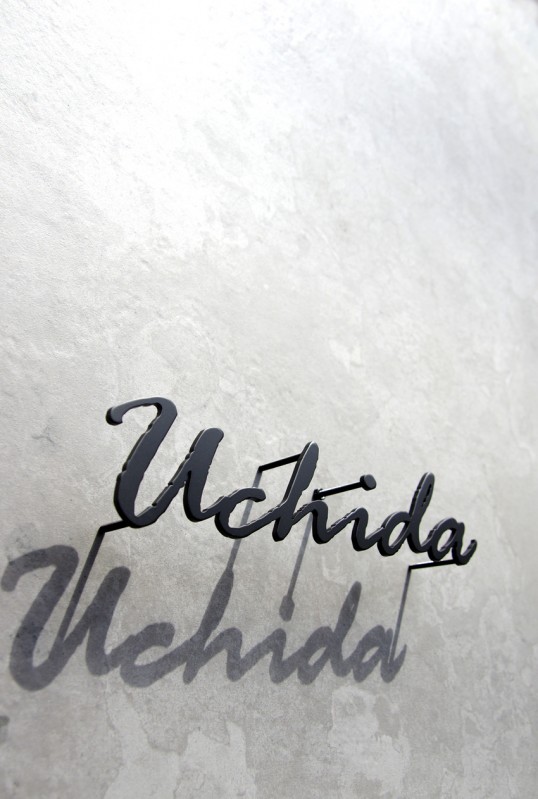 ステンレス切り文字表札