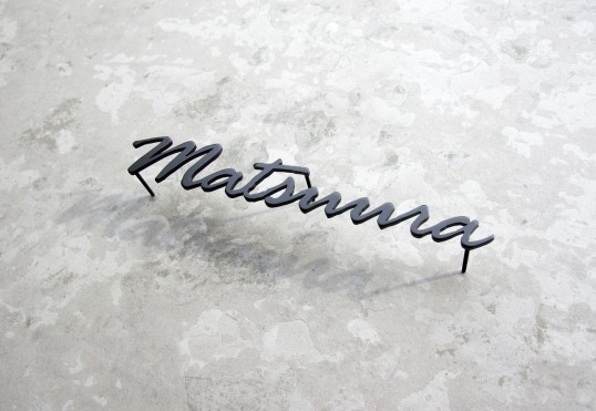 ステンレス切り文字表札