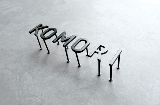 ステンレス切り文字表札