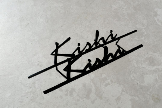 ステンレス切り文字表札