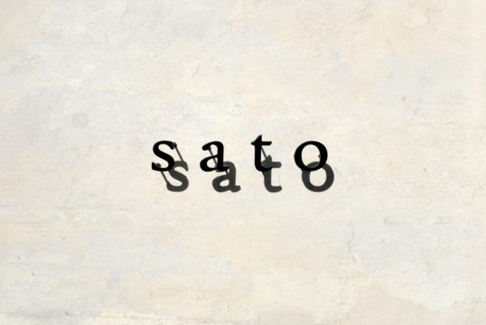 ステンレス切り文字表札