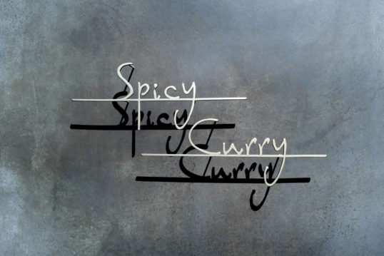 ステンレス切り文字サイン