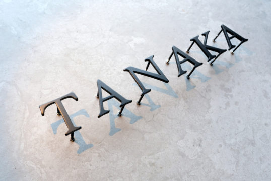 ステンレス切り文字表札