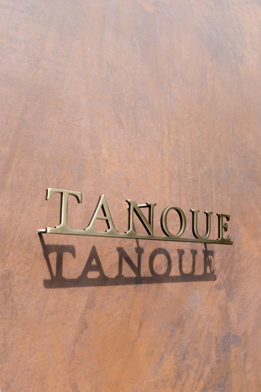 いぶし真鍮切り文字表札