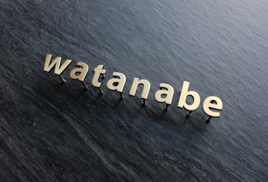 いぶし真鍮切り文字表札