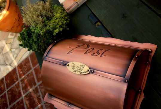 オリジナル銅製ポスト