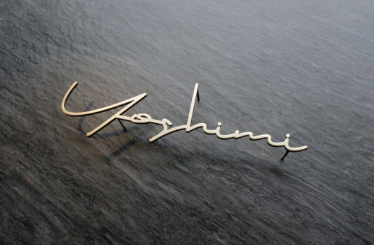 ステンレス切り文字表札