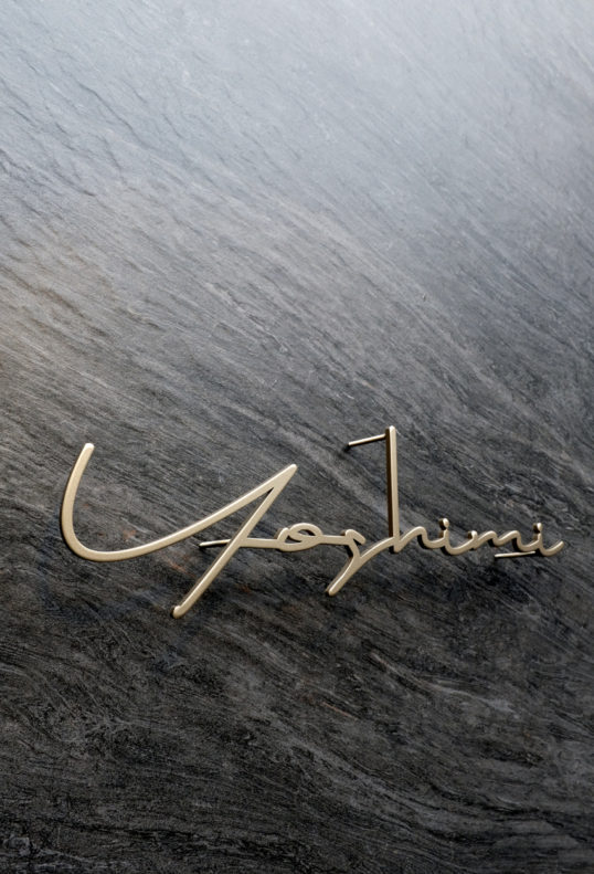 ステンレス切り文字表札