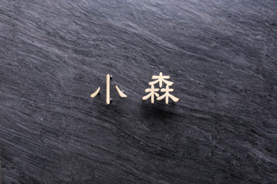 いぶし真鍮切り文字表札