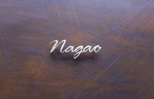 いぶし真鍮切り文字表札