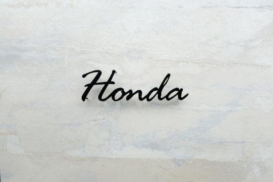 ステンレス切り文字表札