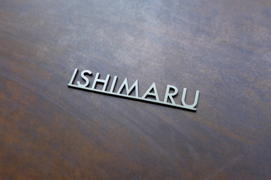 ステンレス切り文字表札