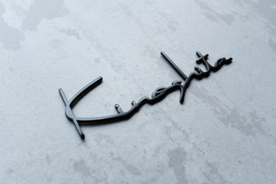 ステンレス切り文字表札