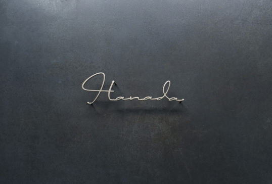 ステンレス切り文字表札