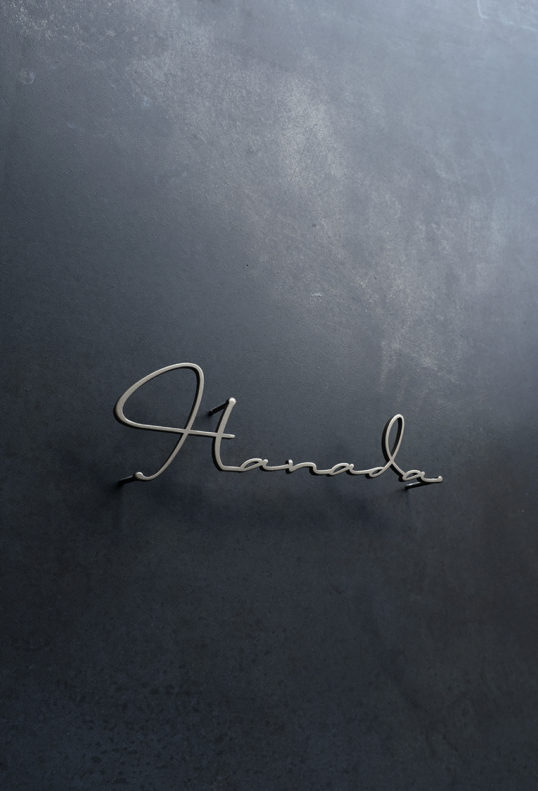 ステンレス切り文字表札