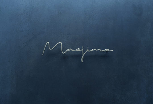 ステンレス切り文字表札