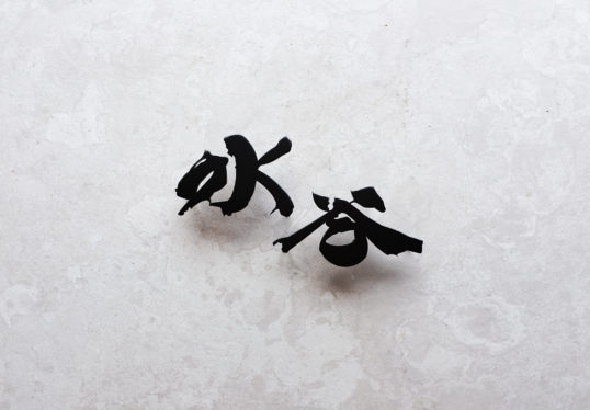 ステンレス切り文字表札