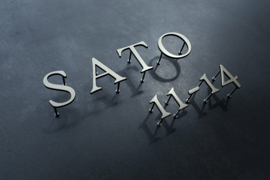 ステンレス切り文字表札