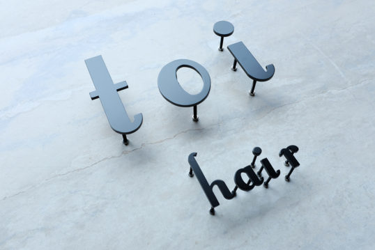 ステンレス切り文字看板