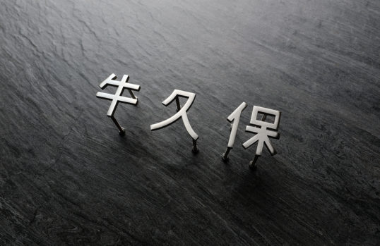 ステンレス切り文字表札