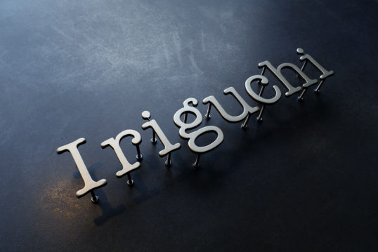 ステンレス切り文字表札