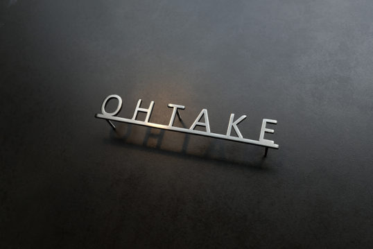 ステンレス切り文字表札