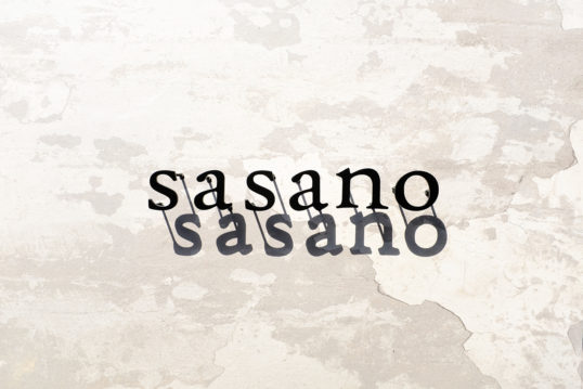 ステンレス切り文字表札