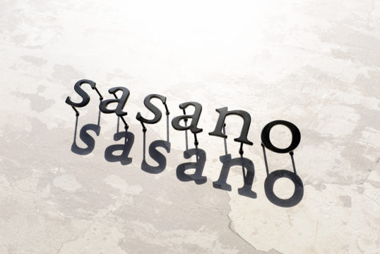 ステンレス切り文字表札