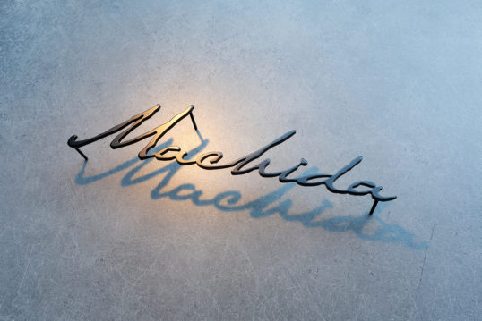 ステンレス切り文字表札