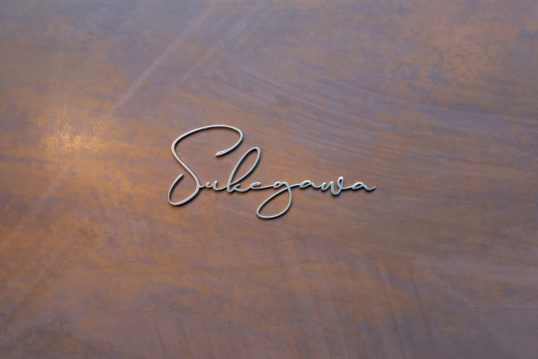 ステンレス切り文字表札