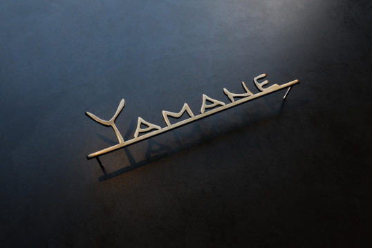 いぶし真鍮切り文字表札