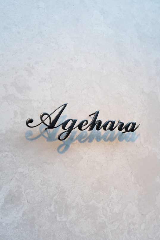 ステンレス切り文字表札