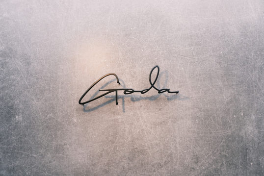 ステンレス切り文字表札