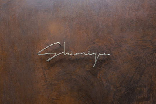 ステンレス切り文字表札