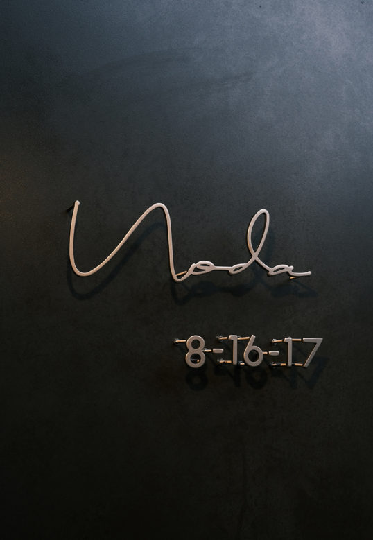 ステンレス切り文字表札