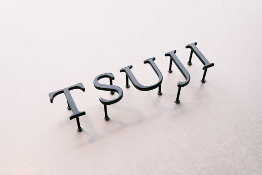 ステンレス切り文字表札