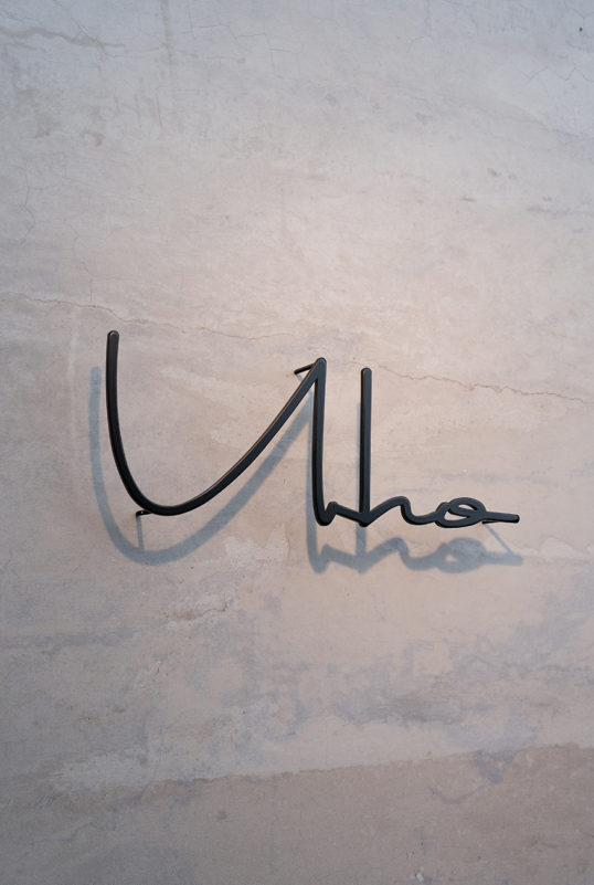 ステンレス切り文字表札