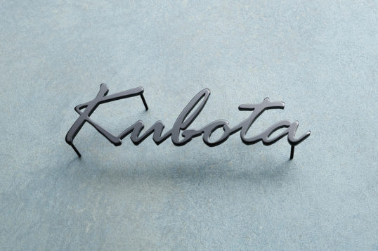 ステンレス切り文字表札