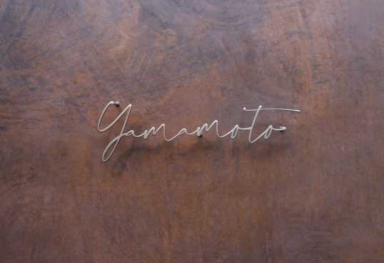 ステンレス切り文字表札